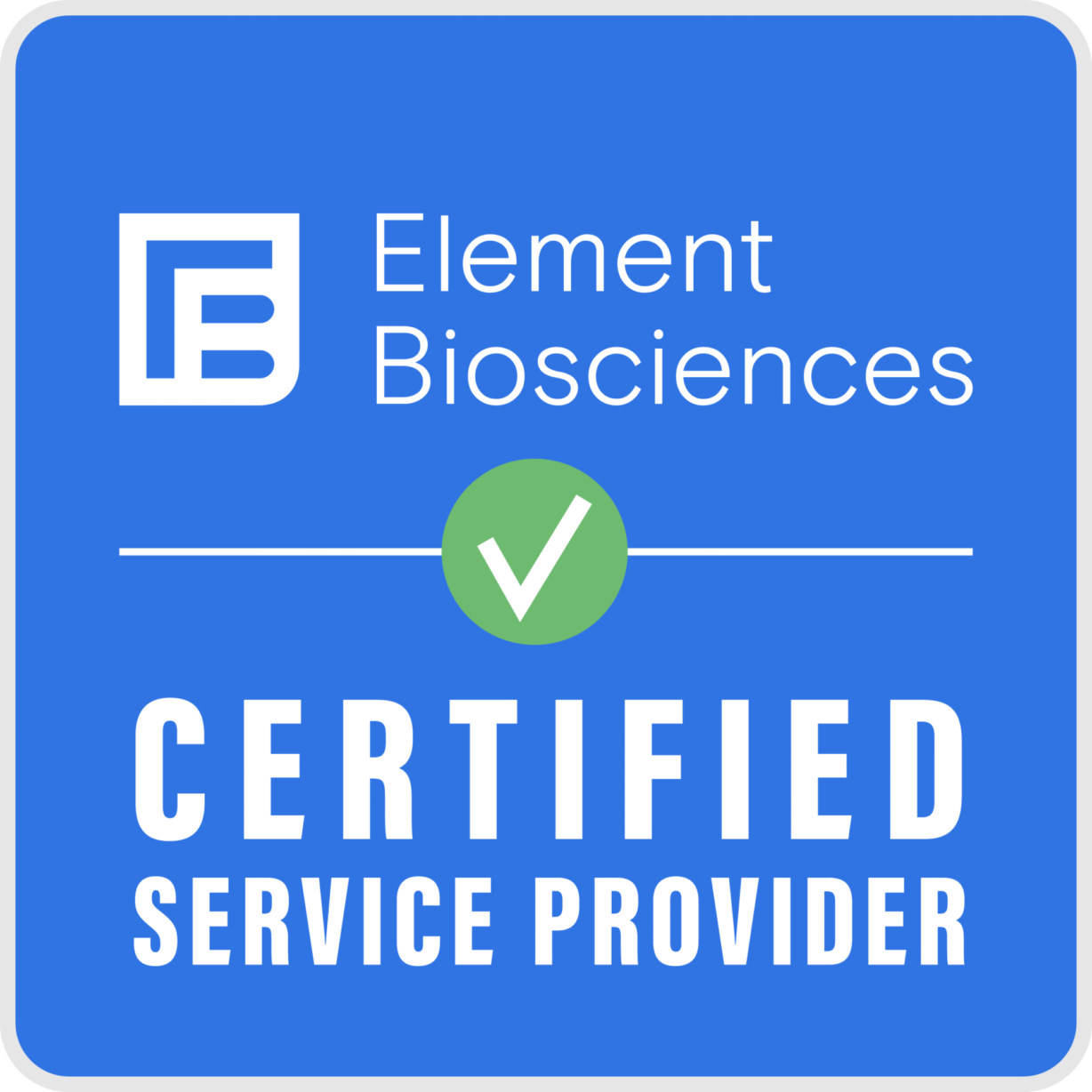 Element Biosciences Certified Service Provider